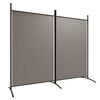 vidaXL Romdeler med 2 paneler antrasitt 175x180 cm stoff