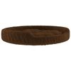 vidaXL Hundeseng brun 110x90x23 cm plysj