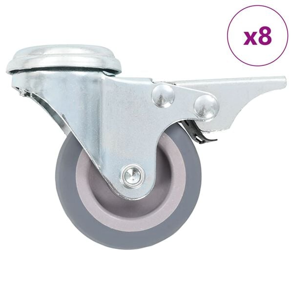 vidaXL Svinghjul med bolthull 8 stk 50 mm