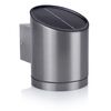 Smartwares Soldrevet vegglampe med sensor 0,5 W s&oslash;lv GWS-004-DS