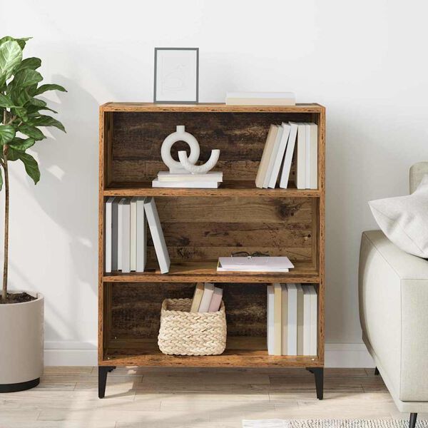 vidaXL Serviesskap Gammelt tre 69,5 x 32,5 x 90 cm Konstruert tre