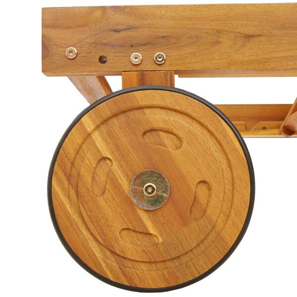 vidaXL Solstol 2-person 3 pcs Brun Solid akasietre