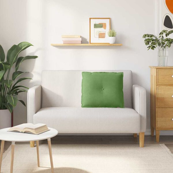 vidaXL Bakputen Lys grønn 60 x 50 cm Corduroy stoff