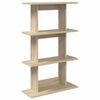 vidaXL Vegghylle Veggmontert Sonoma eik 56 x 20 x 90 cm Konstruert tre