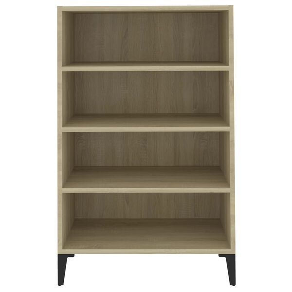 vidaXL Skjenk sonoma eik 57x35x90 cm konstruert tre