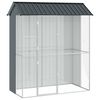 vidaXL Fuglebur Antrasitt 215 x 110 x 247 cm Galvanisert St&aring;l