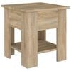 vidaXL Salongbord sonoma eik 40x40x42 cm konstruert tre