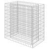 vidaXL Gabion h&oslash;ybed galvanisert st&aring;l 90x50x100 cm
