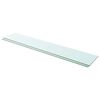 vidaXL Hyllepaneler 2 stk klart glass 110x20 cm
