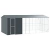 vidaXL Fuglebur Antrasitt 645 x 310 x 247 cm Galvanisert St&aring;l