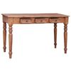 vidaXL Skrivebord med skuffer 117x57x75 cm heltre mahogni