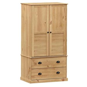 vidaXL Garderobe VIGO 90x55x170 cm heltre furu