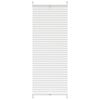 Plissegardiner 40x125cm Hvit
