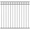 vidaXL Gjerdeelement ASSEN 170 x 150 cm St&aring;l Gr&aring;