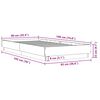 vidaXL Sengeramme hvit 90x190 cm konstruert tre