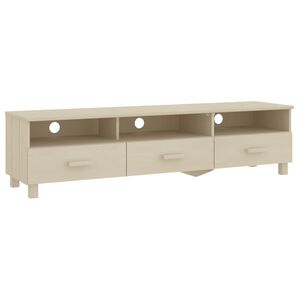 vidaXL TV-benk HAMAR honningbrun 158x40x40 cm heltre furu