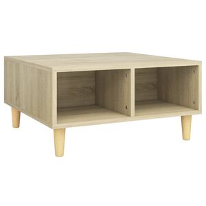 vidaXL Salongbord sonoma eik 60x60x30 cm konstruert tre