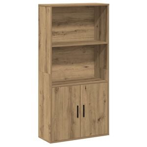 vidaXL Bokhylle artisan eik 60x24x120 cm konstruert tre