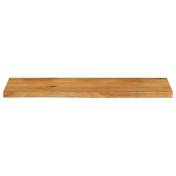 vidaXL Bordplate 110x40x2,5 cm naturlig kant heltre mango