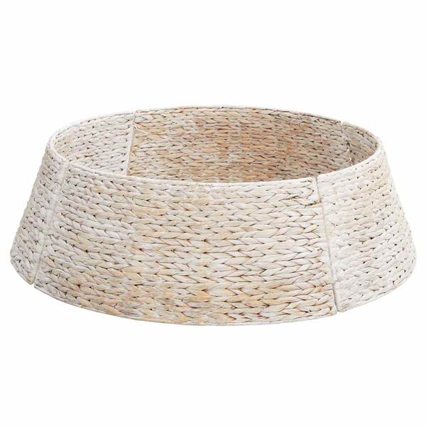 vidaXL Juletræring Hvit 90 x 90 x 28 cm Vannhyasint