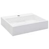 vidaXL Vask 50x38x13 cm mineralst&oslash;pt/marmorst&oslash;pt hvit