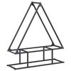 vidaXL Vedstativ antrasitt 80x25x90 cm kaldvalset st&aring;l