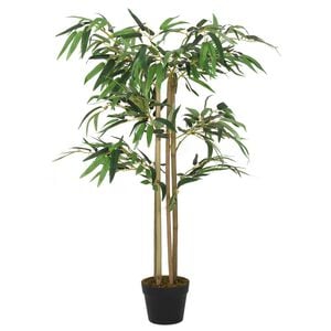 vidaXL Kunstig bambustre 380 blader 80 cm gr&oslash;nn