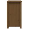 vidaXL Nattbord 2 stk honningbrun 40x35x61 cm heltre furu