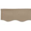 vidaXL Reserveduk til markise Beige 235 x 195 cm Polyester