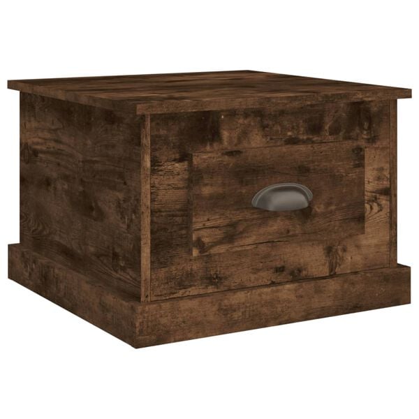 vidaXL Salongbord r&oslash;kt eik 50x50x35 cm konstruert tre