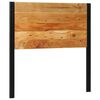 vidaXL sengegavl 100 cm heltre akasie og jern