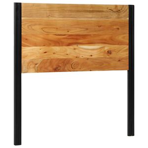 vidaXL sengegavl 100 cm heltre akasie og jern