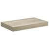 vidaXL Flytende vegghylle eik 40x23,5x3,8 cm MDF