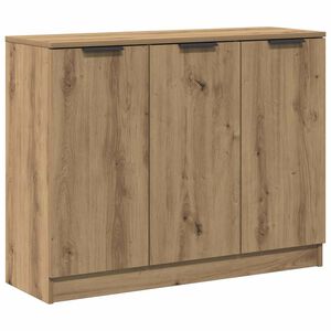 vidaXL Skjenk artisan eik 90,5x30x70 cm konstruert tre