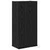vidaXL Veggmontert skap svart eik 32x20x67 cm konstruert tre