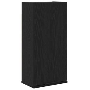 vidaXL Veggmontert skap svart eik 32x20x67 cm konstruert tre