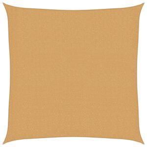 vidaXL Solseil 160 g/m&sup2; firkantet sand 2x2 m HDPE