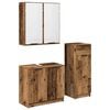 vidaXL Baderomsinnredningssett 3 stk. Gammelt tre 64,5 x 33,5 x 59 cm