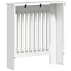 vidaXL Radiator Deksel H&oslash;yglanset hvit 78 x 19 x 81,5 cm