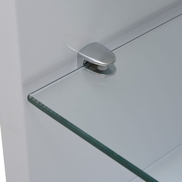 vidaXL Salongbord h&oslash;yglans hvit