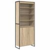 vidaXL H&oslash;ye Skap Sonoma 79 x 36 x 200 cm Konstruert tre