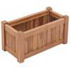 vidaXL H&oslash;ybed 50x25x25 cm heltre teak