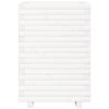 vidaXL Plantekasse hvit 50x50x72 cm heltre furu