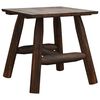 vidaXL Sidebord 49x49x50 cm heltre gran