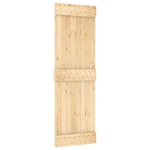 vidaXL Skyved&oslash;r NARVIK Naturlig og svart 70 x 210 cm (152,5 cm)