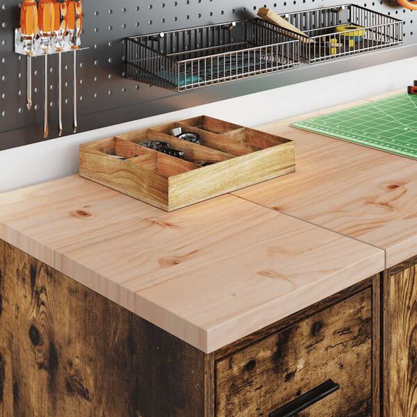 vidaXL Garasjeskap 2 stk røkt eik konstruert tre