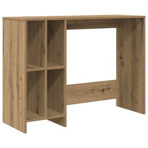 vidaXL Skrivebord artisan eik 102,5x35x75 cm konstruert tre