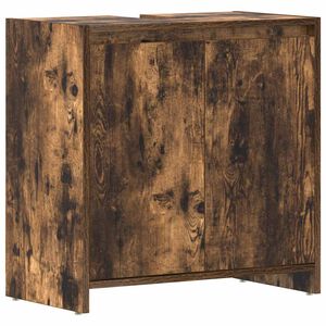 vidaXL Baderomsskap r&oslash;kt eik 60x33x61 cm konstruert tre