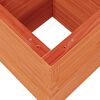 vidaXL Plantekasse voksbrun 40x40x46 cm heltre furu