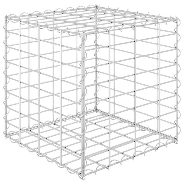 vidaXL Gabion høybed kubeformet ståltråd 40x40x40 cm